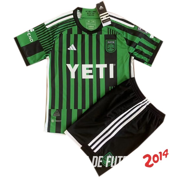 Camiseta Del Conjunto Completo Austin FC Nino Primera 2023/2024