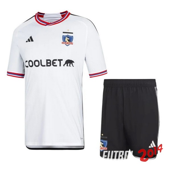 Camiseta Del Conjunto Completo Club Colo Colo Nino Primera 2023/2024