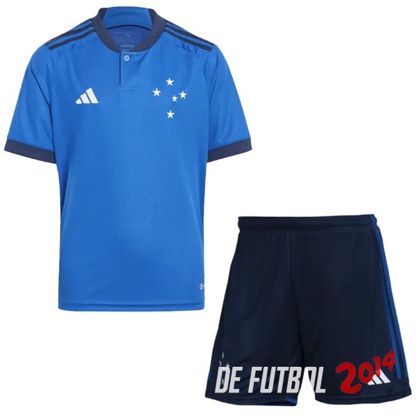 Camiseta Del Conjunto Completo Cruzeiro Nino Primera 2023/2024