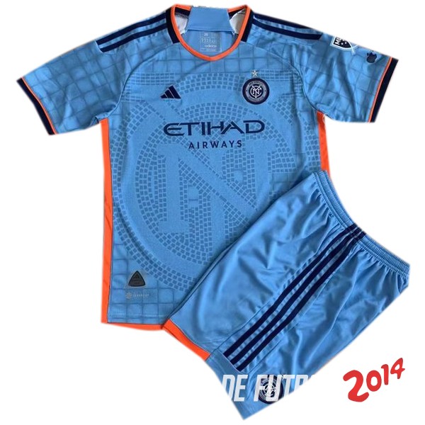 Camiseta Del Conjunto Completo New York City Nino Primera 2023/2024