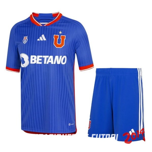 Camiseta Del Conjunto Completo Universidad De Chile Nino Primera 2023/2024