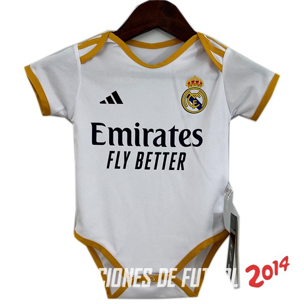 Camiseta Del Real Madrid Ninos Onesies Primera 2023/2024