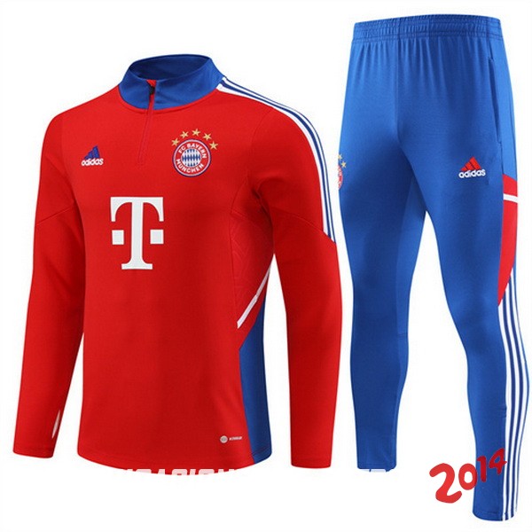 Chandal Del Conjunto Completo Bayern Munich Ninos Nino Rojo Azul 2023/2024