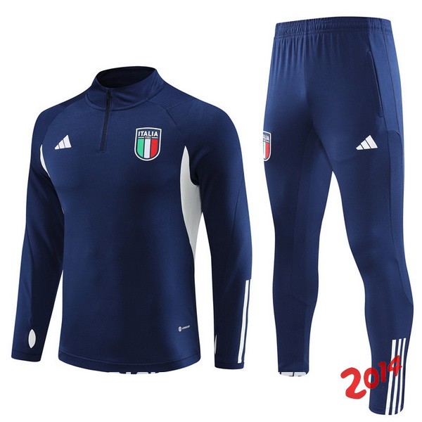 Chandal Del Conjunto Completo Italia Ninos Azul I Marino 2023