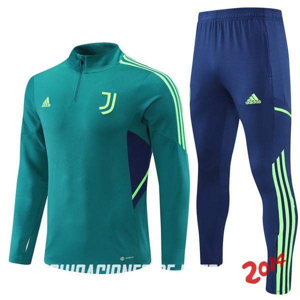 Chandal Del Conjunto Completo Juventus Ninos Verde I Azul 2022/2023