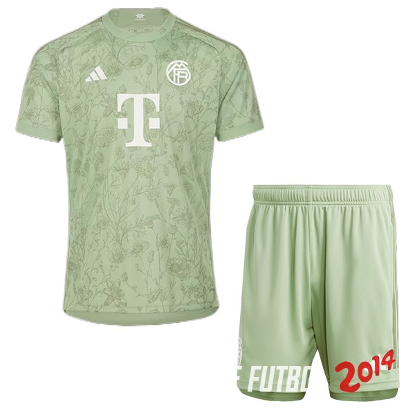 Tailandia Del Conjunto Completo Hombre Bayern Munich Especial Verde 2023/2024