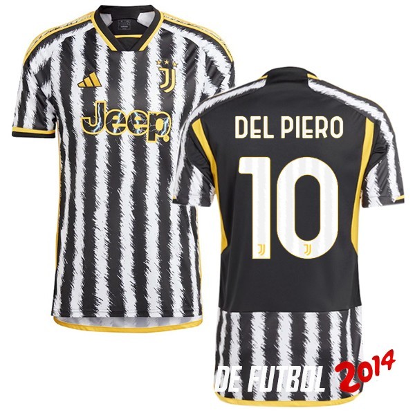 NO.10 Del Piero de Tailandia Camiseta Del Juventus Primera Equipacion 2023/2024
