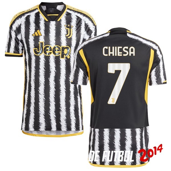 NO.7 Chiesa de Tailandia Camiseta Del Juventus Primera Equipacion 2023/2024