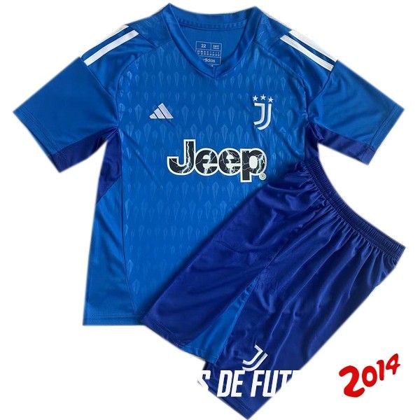 Camiseta Del Conjunto Completo Hombre Juventus Portero 2023/2024 Azul
