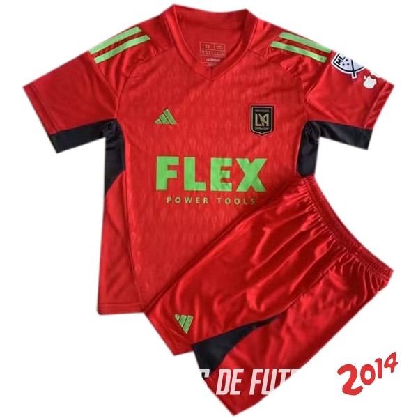 Camiseta Del Conjunto Completo LAFC Nino Portero Rojo 2023/2024