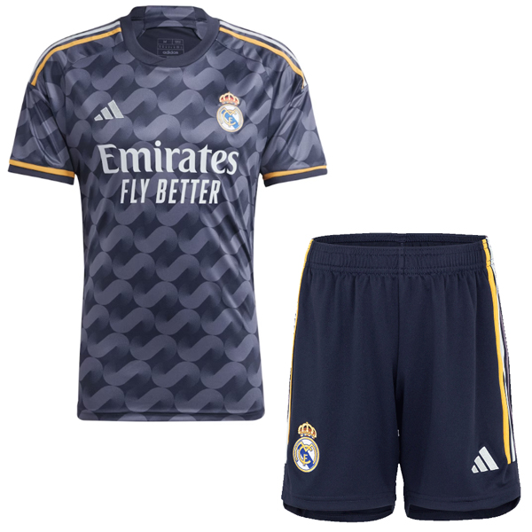 Camiseta Del Conjunto Completo Real Madrid Ninos Segunda 2023/2024