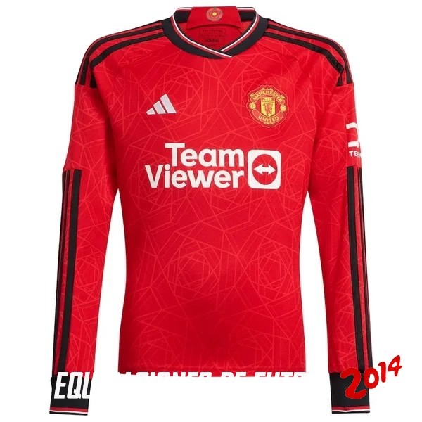 Tailandia Camiseta Del Manchester United Primera Manga Larga 2023/2024