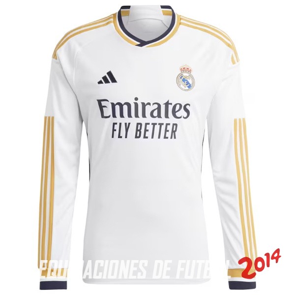Tailandia Camiseta Del Real Madrid Primera Manga Larga 2023/2024