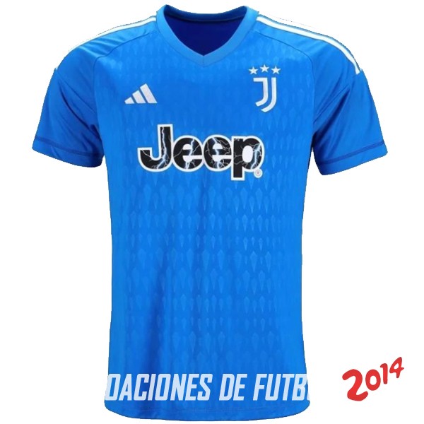 Tailandia Camiseta Del Juventus Portero Azul 2023/2024