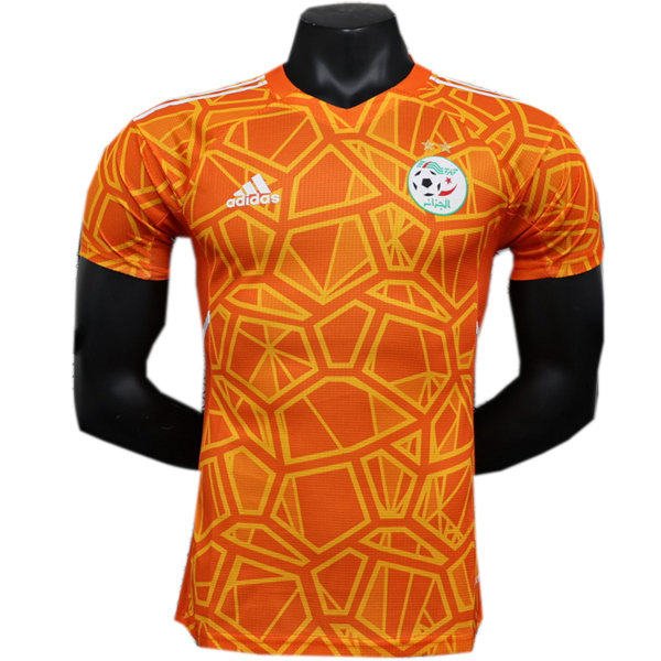 Tailandia Jugadores Camiseta De Argelia de la Seleccion Portero Naranja 2023