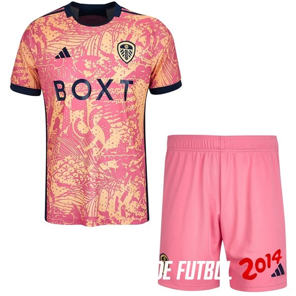 Camiseta Del Conjunto Completo Hombre Leeds United AFC Tercera 2023/2024