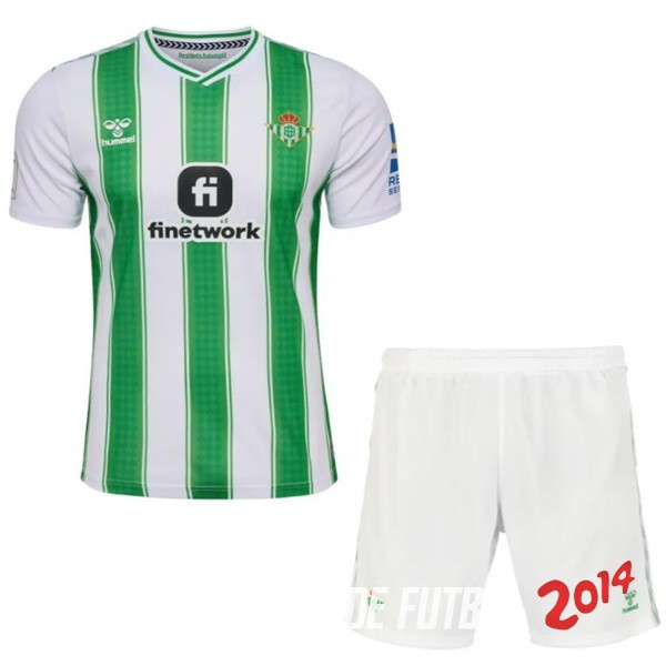 Camiseta Del Conjunto Completo Real Betis Ninos Primera 2023/2024
