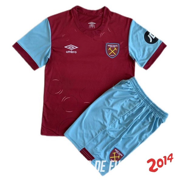Camiseta Del West Ham United Ninos Primera 2023/2024