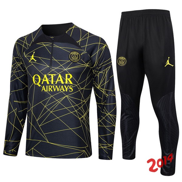 Chandal Paris Saint Germain Negro IIII Amarillo 2023-2024