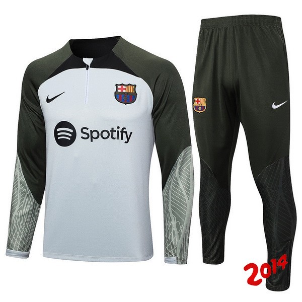 Chandal FC Barcelona Verde Gris 2023-2024