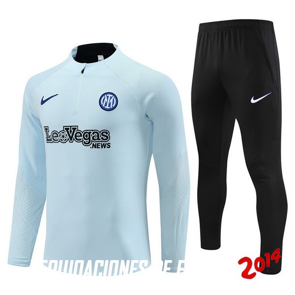 Chandal Inter Milán Azul Claro Negro 2023-2024