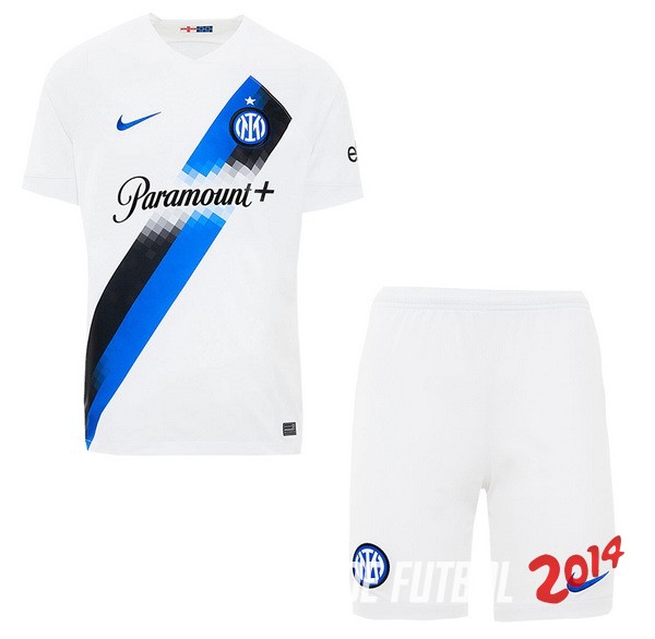 Camiseta Del Conjunto Completo Inter Milan Nino Segunda 2023/2024