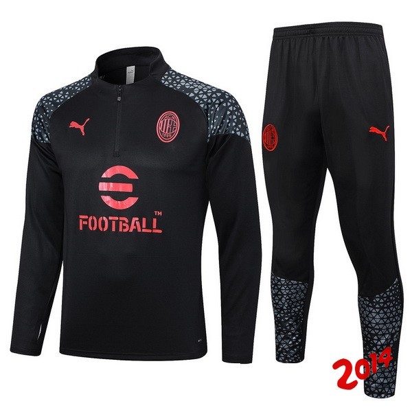 Chandal AC Milan Negro Rojo Gris 2023/2024