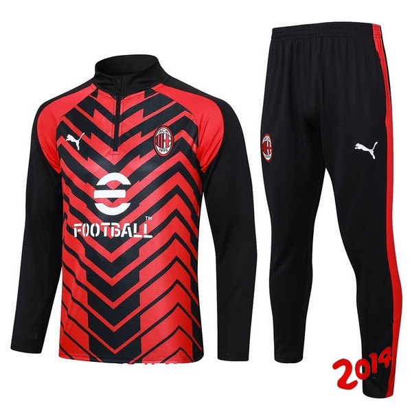 Chandal AC Milan Rojo Negro Blanco 2023/2024