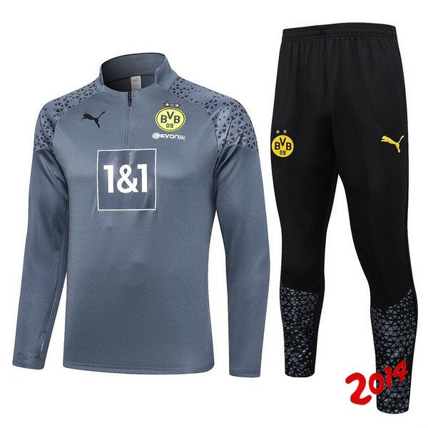 Chandal Borussia Dortmund Gris Claro Negro 2023-2024