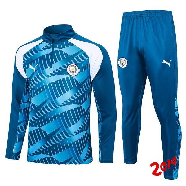 Chandal Manchester City Azul II Blanco 2023-2024