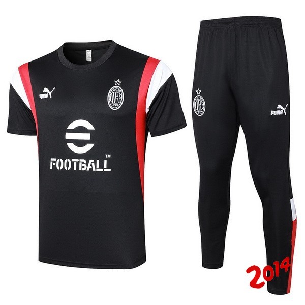 Entrenamiento Conjunto Completo AC Milan 2023/2024 Negro Rojo Blanco