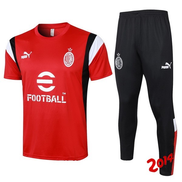 Entrenamiento Conjunto Completo AC Milan 2023/2024 Rojo I Negro Blanco