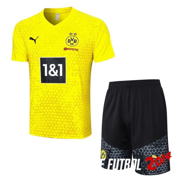 Entrenamiento Conjunto Completo Borussia Dortmund 2023/2024 Amarillo Negro Gris