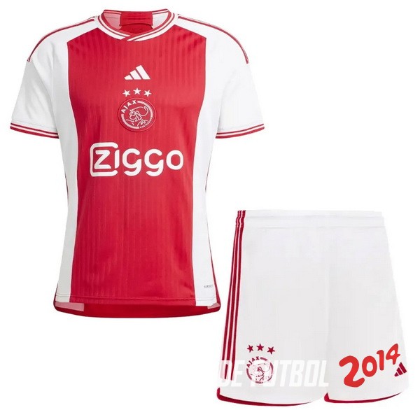Camiseta Del Conjunto Completo Hombre Ajax Primera 2023/2024