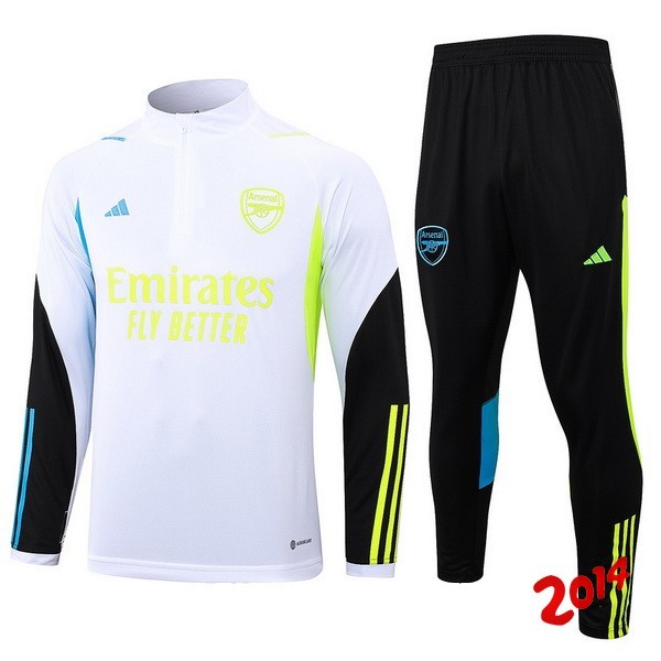 Chandal Arsenal Blanco Negro 2023-2024