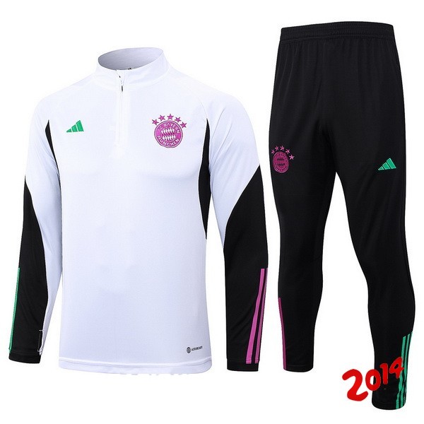 Chandal Bayern Múnich Blanco Negro Purpura 2023-2024