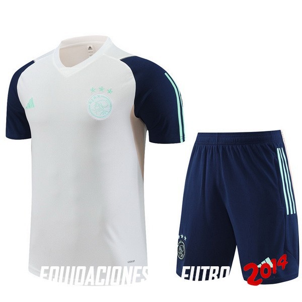 Entrenamiento Conjunto Completo Ajax 2023/2024 Blanco Verde Azul
