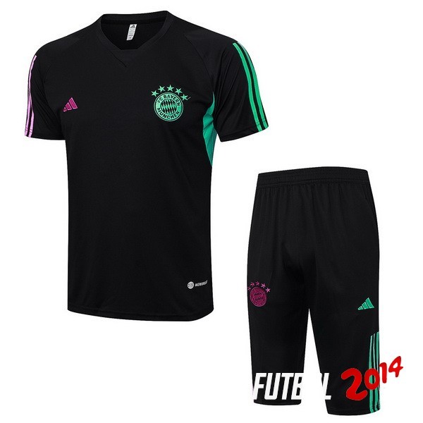 Entrenamiento Conjunto Completo Bayern Munich 2023/2024 Negro Purpura Verde