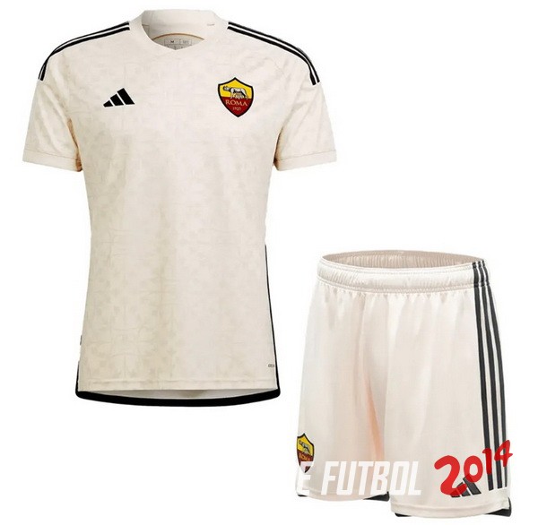 Camiseta Del Conjunto Completo Hombre As Roma Segunda II 2023/2024