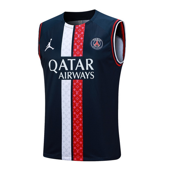 Entrenamientos Sin Mangas Paris Saint Germain 2023/2024 Azul Marino Rojo Blanco