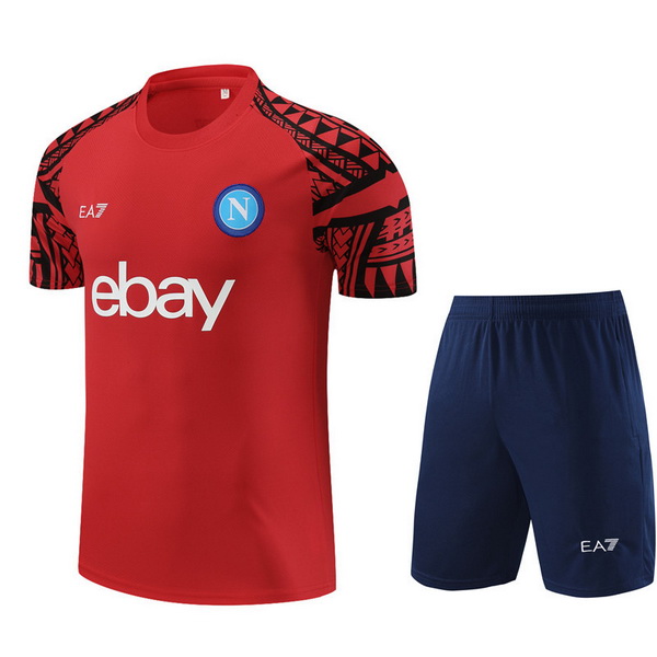 Entrenamientos Conjunto Completo SSC Napoli 2023/2024 Rojo Azul Marino