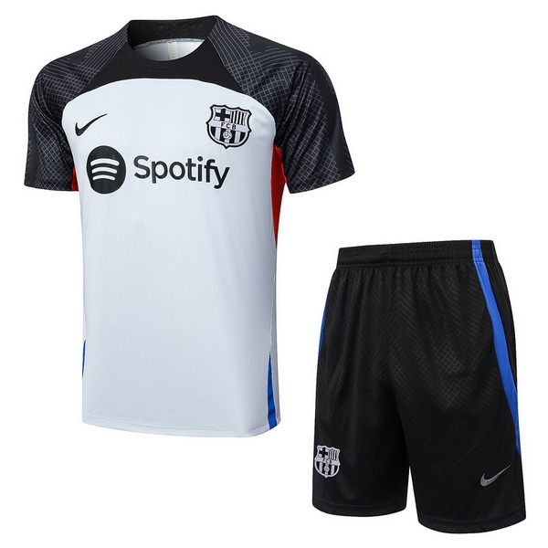 Entrenamiento Conjunto Completo FC Barcelona 2023/2024 Gris Claro Negro