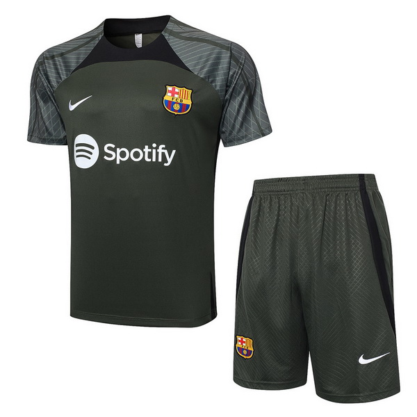 Entrenamiento Conjunto Completo FC Barcelona 2023/2024 Verde I Marino