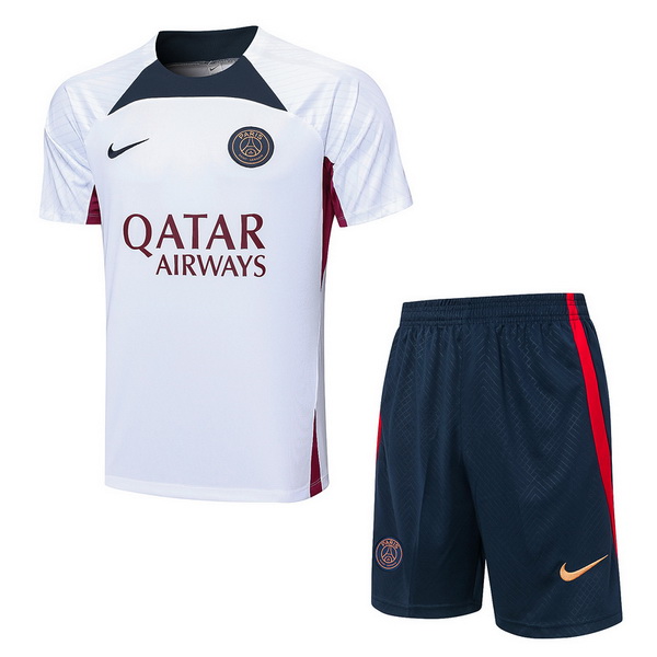 Entrenamientos Conjunto Completo Paris Saint Germain 2023/2024 Blanco Rojo Azul