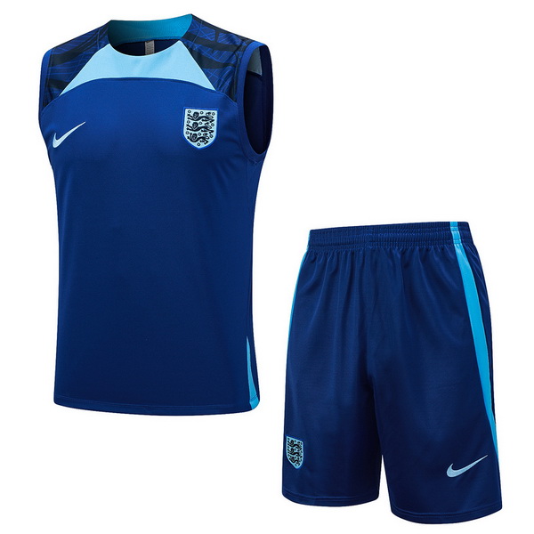 Entrenamiento Sin Mangas Conjunto Completo Inglaterra 2023/2024 Azul