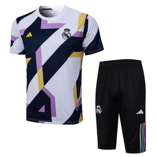 Entrenamientos Conjunto Completo Real Madrid 2023/2024 Blanco Negro Amarillo