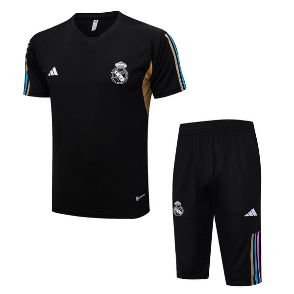 Entrenamientos Conjunto Completo Real Madrid 2023/2024 Negro Amarillo