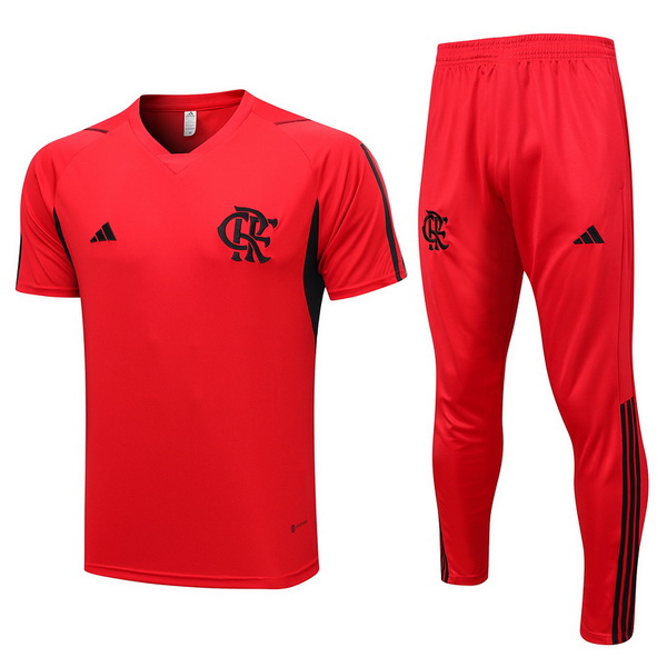 Entrenamiento Conjunto Completo Flamengo 2023/2024 Rojo Negro