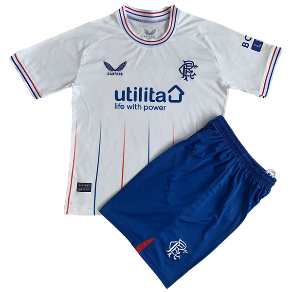 Camiseta Del Conjunto Completo Rangers Ninos Segunda 2023/2024