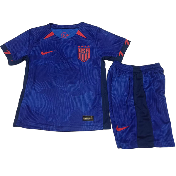 Camiseta Del Conjunto Estados Unidos Ninos Segunda 2023